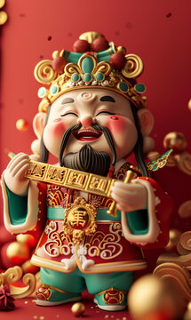 財(cái)神到恭祝新春大吉大利
