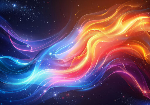 宇宙星云的AI圖片