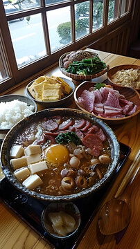 豐盛的日式料理套餐
