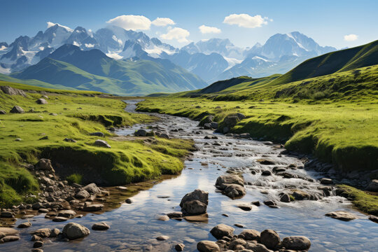 壯麗的山河自然美景