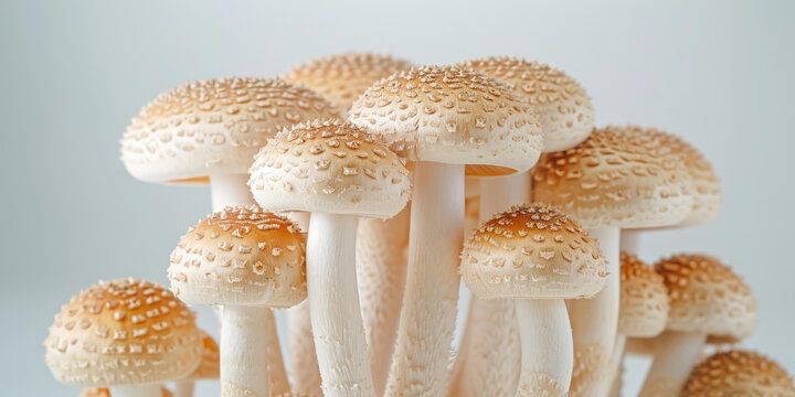一簇蘑菇的AI圖片