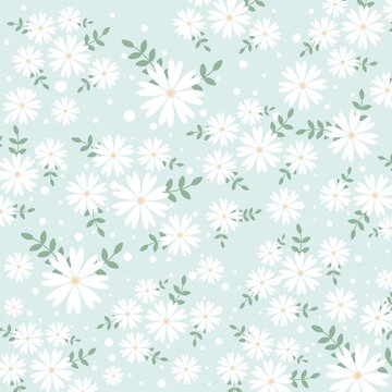 小雛菊印花圖案