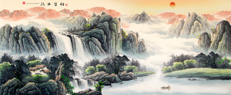 國畫山水