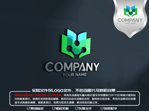 Y字母生物科技教育logo