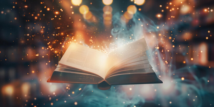 神秘魔法書(shū)打開(kāi)發(fā)光