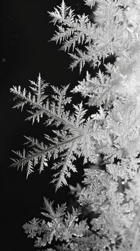 雪花在枝頭