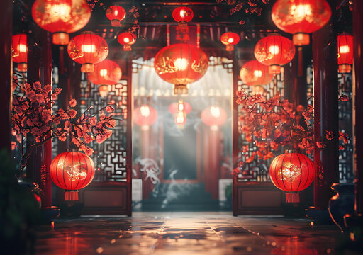 春節(jié)的中國傳統(tǒng)建筑