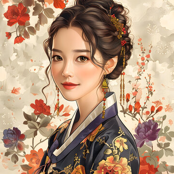 古風(fēng)韓國美女