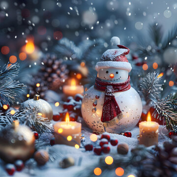 圣誕節(jié)雪人