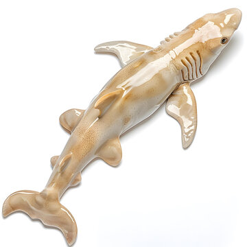 陶瓷鯊魚擺件