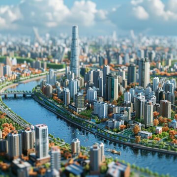 微縮城市景觀