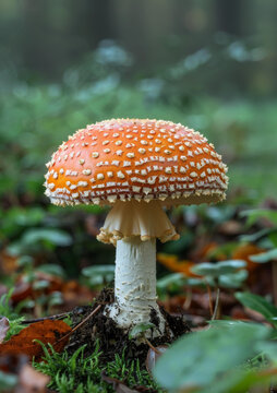 紅白斑點毒蠅鵝膏菌