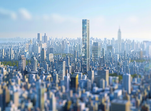 城市景觀的AI圖片
