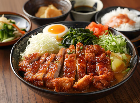 日式豬排飯定食