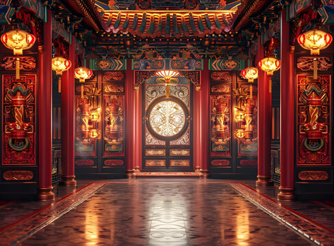 富麗堂皇的中國古代宮殿