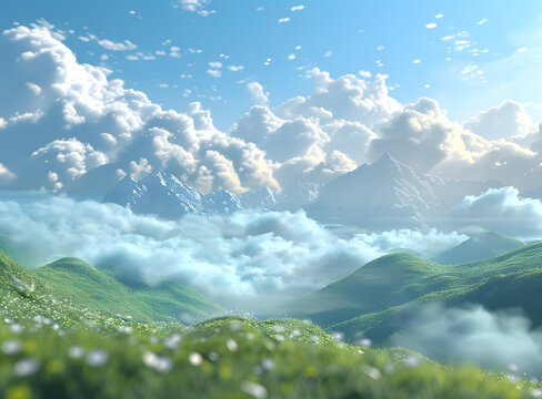 山丘與天空