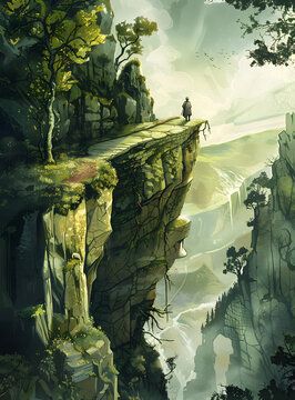 懸崖邊上的幻想風(fēng)景