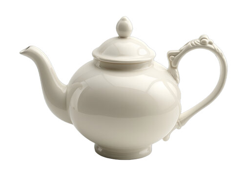 [免摳素材]白色陶瓷茶壺