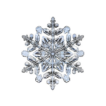 [免摳素材]雪花晶體特寫