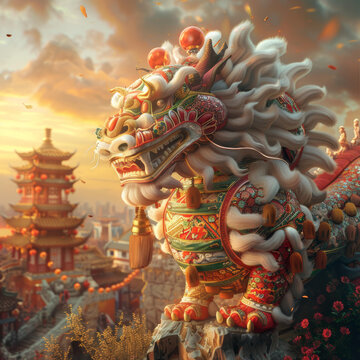 舞龍舞獅鬧元宵