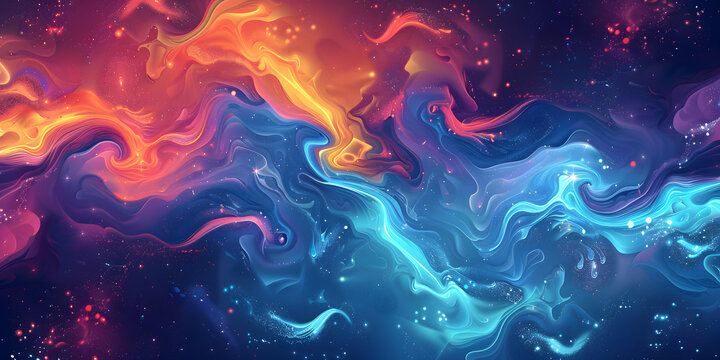 五彩斑斕的星云