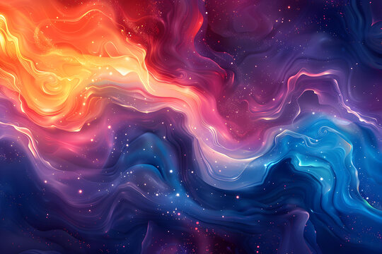 五彩斑斕的星云