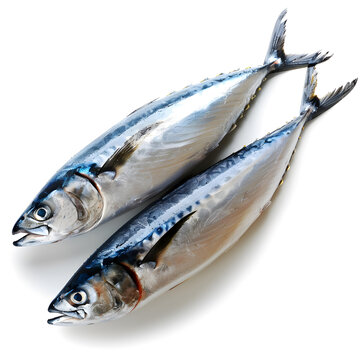 兩條新鮮的鯖魚
