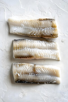 三塊鱈魚(yú)的AI圖片