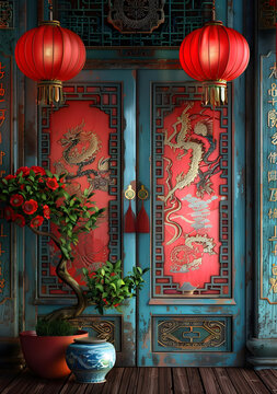 祥龍吐瑞納福門(mén)