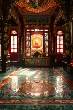 金碧輝煌的佛寺廟宇