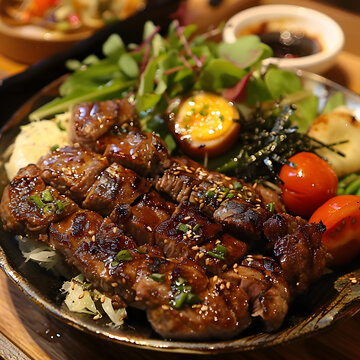 韓式料理的AI圖片