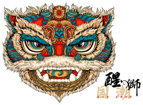 國(guó)潮醒獅彩