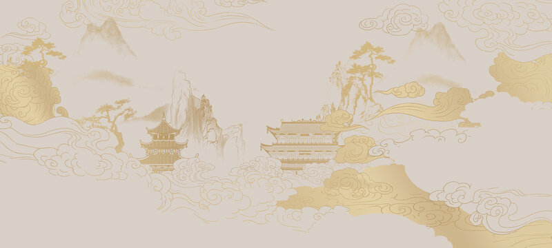 新中式山水畫