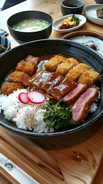 日式炸豬排咖喱飯