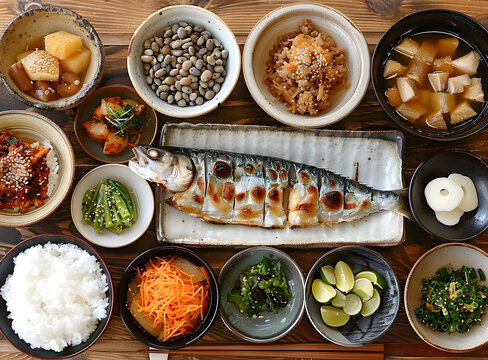 日式烤魚套餐
