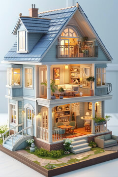 微縮溫馨小屋