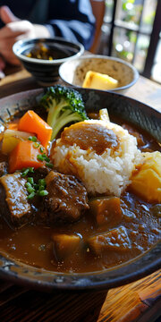日式牛肉咖喱飯
