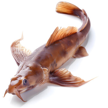 白色背景上的新鮮魚(yú)