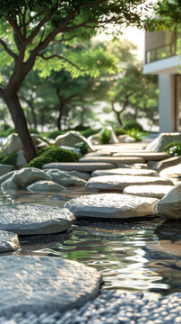 中式園林景觀設計效果圖