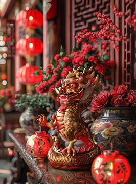 祥龍獻(xiàn)瑞鬧新春
