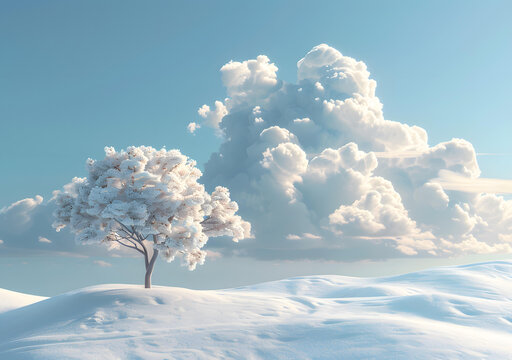 冰天雪地的AI圖片