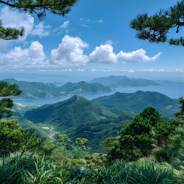 山清水秀的大自然風(fēng)光