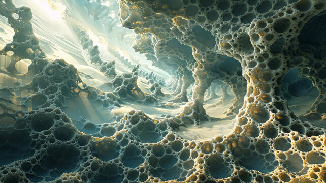 光怪陸離的奇幻洞穴