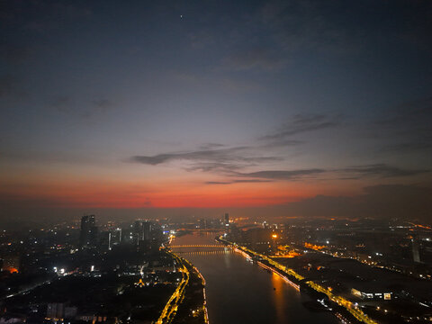 廣州珠江早晨