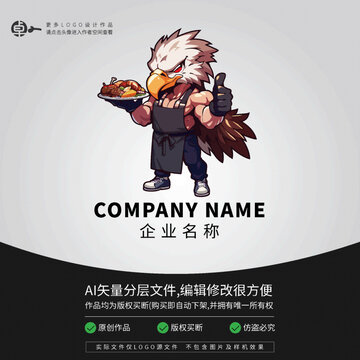 肌肉老鷹餐廳LOGO