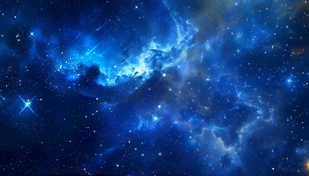 藍色夢幻星空