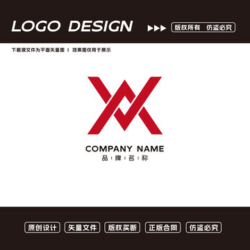 VA字母logo創(chuàng)意logo