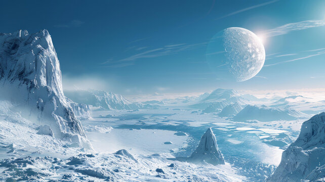 冰雪星球景觀