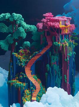 夢幻的天空之城