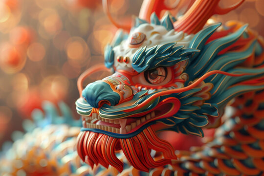 祥瑞騰飛的AI圖片